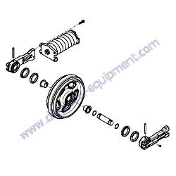 172B04-37090 IDLER ASSEMBLY Yanmar ViO45-6A Excavator