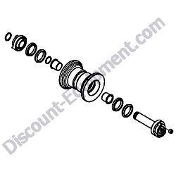 172B04-37300 TRACK ROLLER ASSEMBLY Yanmar ViO45-6A Excavator