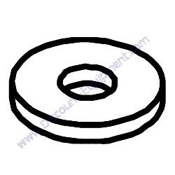 1A1040-45890 WASHER 10X36X4.5 Yanmar ViO45-6A Excavator