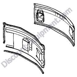 172B04-65100 BONNET ASSEMBLY A Yanmar ViO45-6A Excavator