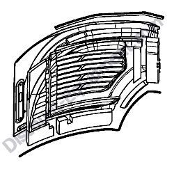 172B04-65820 BONNET ASSEMBLY R RR Yanmar ViO45-6A Excavator