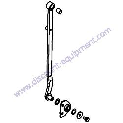 172B02-69120 RIGHT FRONT WINDOW ARM ASSEMBLY Yanmar ViO45-6A Excavator