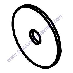 172B02-69180 WASHER 8.5X30X3.2 Yanmar ViO45-6A Excavator