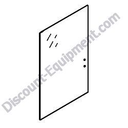 172B02-69361 GLASS SASH REAR Yanmar ViO45-6A Excavator