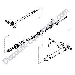 172B04-72450 ARM CYLINDER ASSEMBLY QUICK COUPLER Yanmar ViO45-6A Excavator