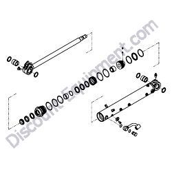172B04-72100 BOOM CYLINDER ASSEMBLY Yanmar ViO45-6A Excavator