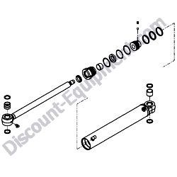 172B04-72700 SWING CYLINDER ASSEMBLY Yanmar ViO45-6A Excavator