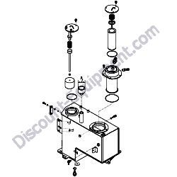 172B04-08380 RESERVOIR KIT Yanmar ViO45-6A Excavator
