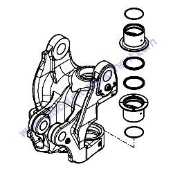 172B04-82300 BOOM BRACKET ASSEMBLY Yanmar ViO45-6A Excavator