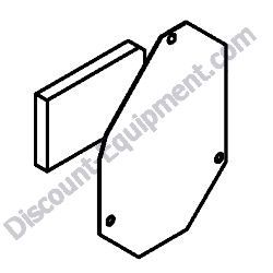 172A78-64880 COVER SEAT MOUNT Yanmar ViO27-5B Excavator