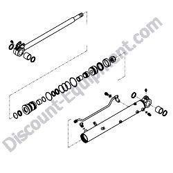 172A44-72101-N BOOM CYLINDER ASSEMBLY Yanmar ViO27-5B Excavator