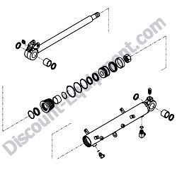 172A44-72300-2 ARM CYLINDER ASSEMBLY Yanmar ViO27-5B Excavator
