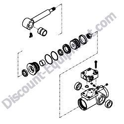 172958-72801-2 HITCH CYLINDER ASSEMBLY Yanmar ViO27-5B Excavator