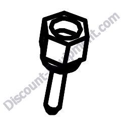 04246 HOSE BARB -4 -3 BARB Barreto 825TKL Mini Track Loader