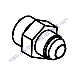 04522 FITTING 6400-8-10 Barreto 825TKL Mini Track Loader