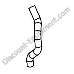 14320 RETURN HOSE LOWER Barreto 825TKL Mini Track Loader