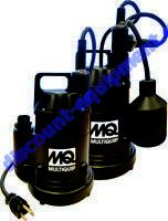 Multiquip ST1F Submersible Pump, 3/4", Discharge, 27GPM w/Float, 1/4HP 115V Electric Motor