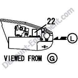 REF #22 - 172A69-03270 LABEL PTO SELECT Yanmar ViO80 Excavator