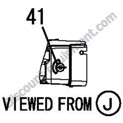 REF #41 - 172A64-03700 LABEL START SWITCH Yanmar ViO80 Excavator