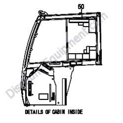 REF #50 - 172472-03250 LABEL OPERATION Yanmar ViO80 Excavator