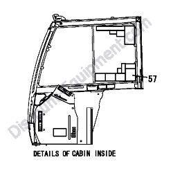 REF #57 - 172437-03372 LABEL NEUTRAL Yanmar ViO80 Excavator