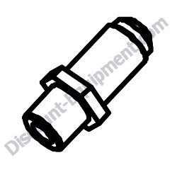 13344 FITTING BULKHEAD 2706LN-08-08 Barreto 825TKL Mini Track Loader