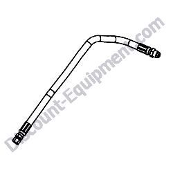 14326 HOSE LOWER TILT 3/8" Barreto 825TKL Mini Track Loader