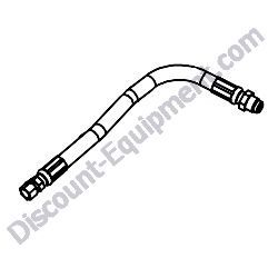 14325 HOSE TILT UPPER END 3/8" Barreto 825TKL Mini Track Loader