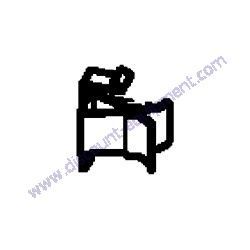 198220-61480 HOLDER ROD Yanmar ViO80 Excavator