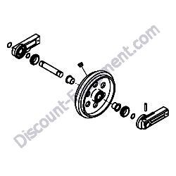 772478-37101-2 IDLER ASSEMBLY Yanmar ViO80 Excavator