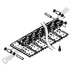172A89-38100 TRACK SHOE ASSEMBLY 450 Yanmar ViO80 Excavator
