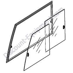 172A69-68550 SASH ASSEMBLY Yanmar ViO80 Excavator