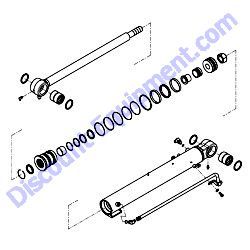 172A89-72100 BOOM CYLINDER ASSEMBLY Yanmar ViO80 Excavator