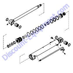 172B11-72100 BOOM CYLINDER ASSEMBLY Yanmar ViO80 Excavator