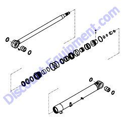 172A89-72300 ARM CYLINDER ASSEMBLY Yanmar ViO80 Excavator