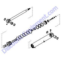 172A69-72700 SWING CYLINDER ASSEMBLY Yanmar ViO80 Excavator