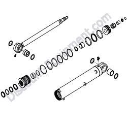 172B11-72700 SWING CYLINDER ASSEMBLY Yanmar ViO80 Excavator