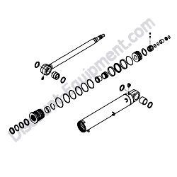 172B11-72701 SWING CYLINDER ASSEMBLY Yanmar ViO80 Excavator