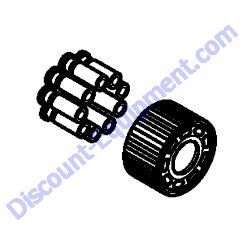 172499-73620 PISTON ASSEMBLY Yanmar ViO80 Excavator