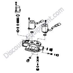 172A69-74410 VALVE ASSEMBLY Yanmar ViO80 Excavator