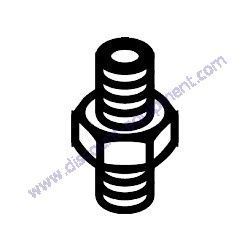 172455-76220 CONNECTOR Yanmar ViO80 Excavator