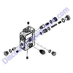 172A69-74650 HOLD VALVE ASSEMBLY Yanmar ViO80 Excavator
