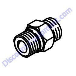 23391-040000 JOINT RGI-1/2 Yanmar ViO80 Excavator