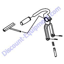 20390 TRIGGER QUICK PITCH ASSEMBLY Multiquip Whiteman B46 Series Walk-Behind Trowel