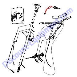 SXHP STANDARD W/OP PRESENCE HANDLE ASSEMBLY SW Multiquip Whiteman B46 Series Walk-Behind Trowel