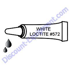 60096 LOCTITE WHITE #572 Multiquip Whiteman BH90C BH11C BS90C Walk-Behind Trowel