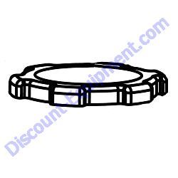 X430440161 CAP FUEL Multiquip Whiteman BH90C BH11C BS90C Walk-Behind Trowel