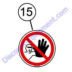 REF #15 - 23701 ISO DECAL ASK FOR TRAINING Multiquip Whiteman CA4HC Walk-Behind Trowel