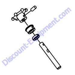 21279 PITCH CONTROL HAND WHEEL ASSEMBLY Multiquip Whiteman CA4HC Walk-Behind Trowel