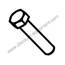 0669 A SCREW HHC 5/16-18 X 2-1/4 Multiquip Whiteman CA4HC Walk-Behind Trowel